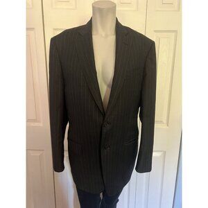 Trussini Linea Nuova Men's Black Blazer Jacket Size 50
